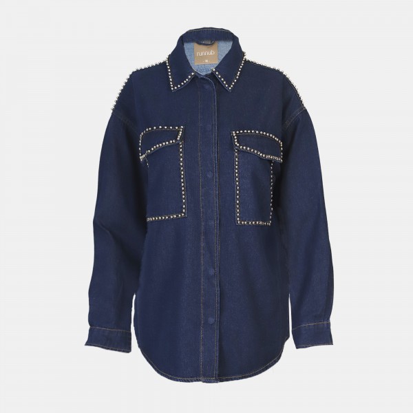 Troklu Denim Gömlek